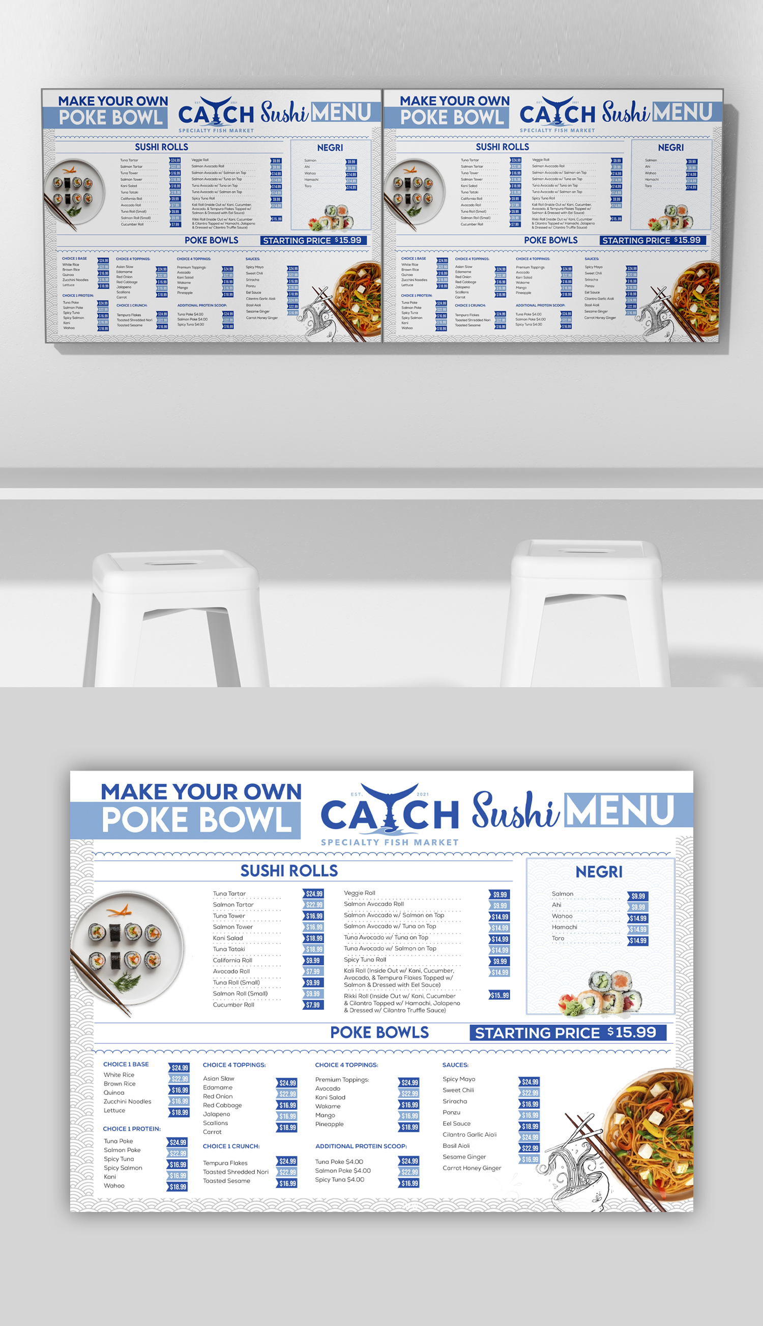 Menu Design by debdesign for this project | Design #29156533