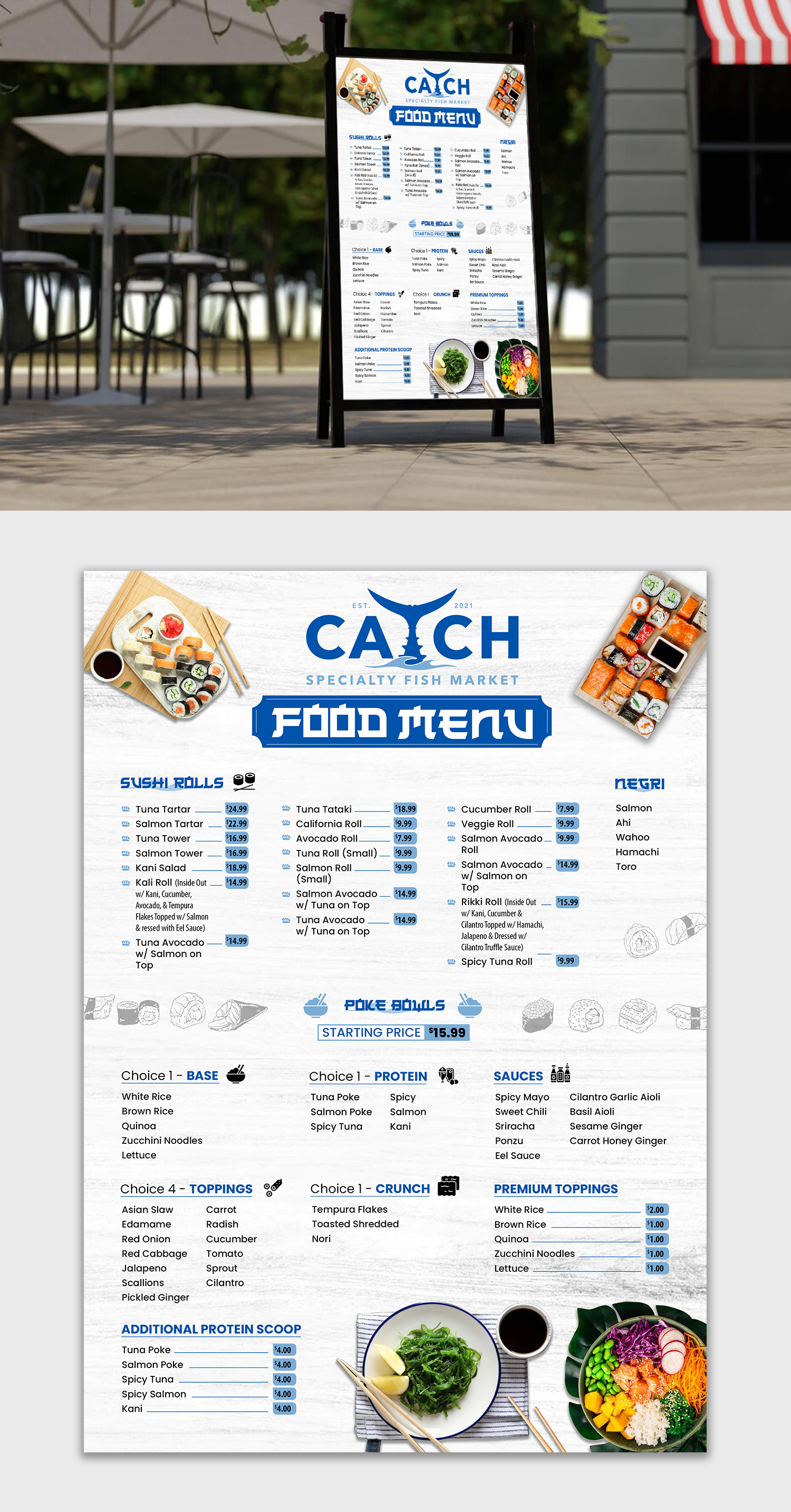 Menu Design by debdesign for this project | Design #29156719