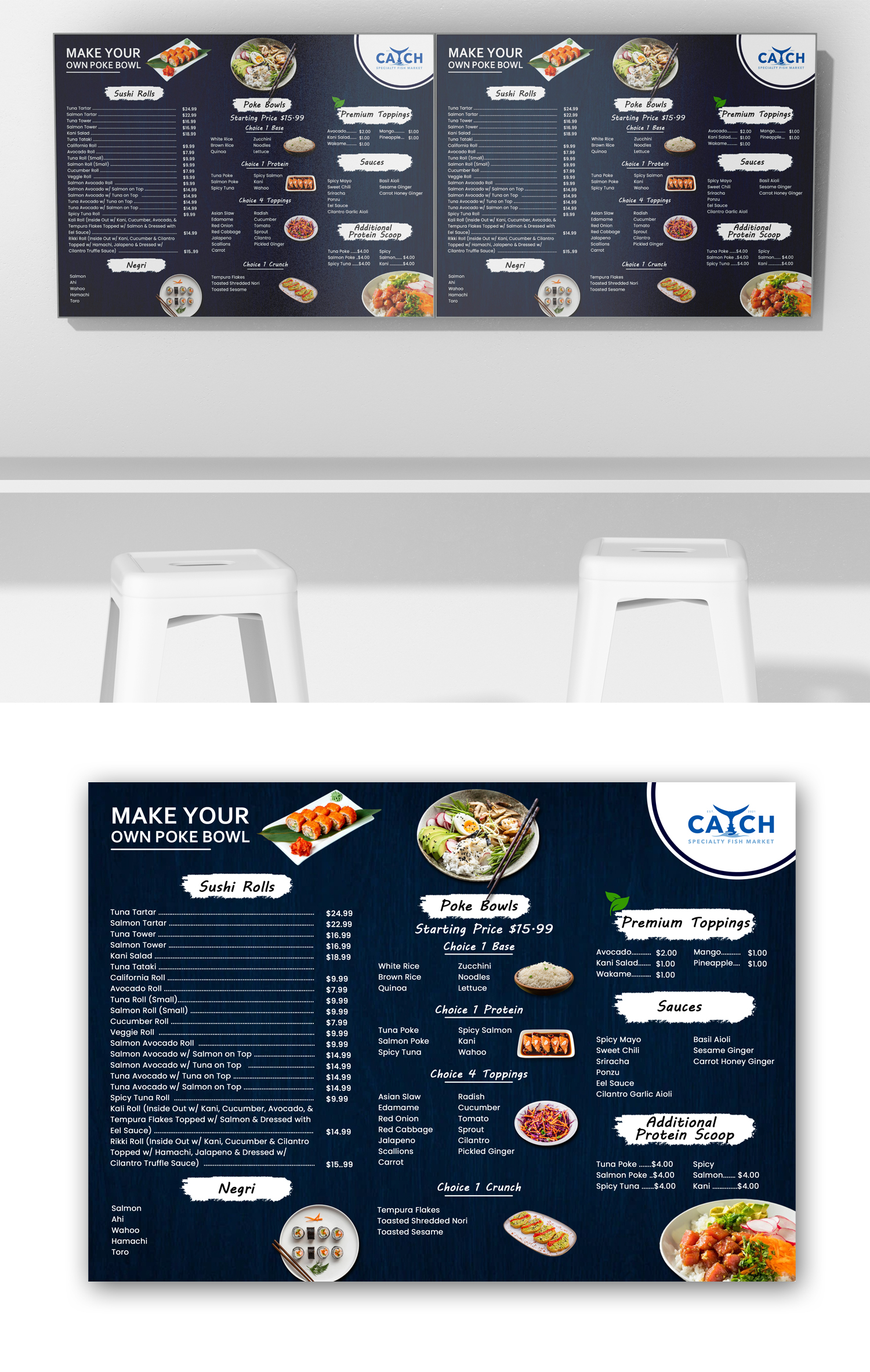 Menu Design by debdesign for this project | Design #29156940