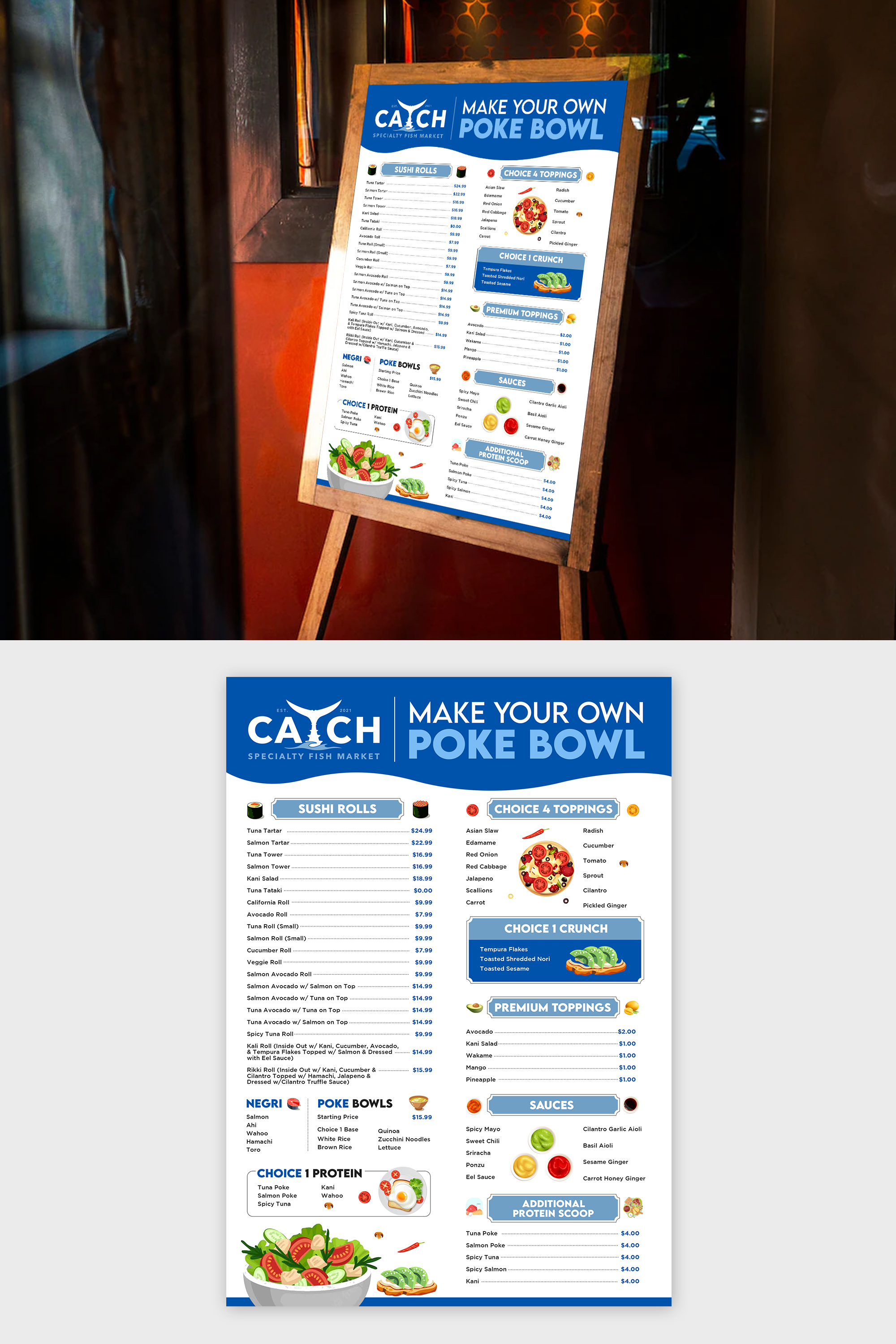 Menu Design by debdesign for this project | Design #29157690