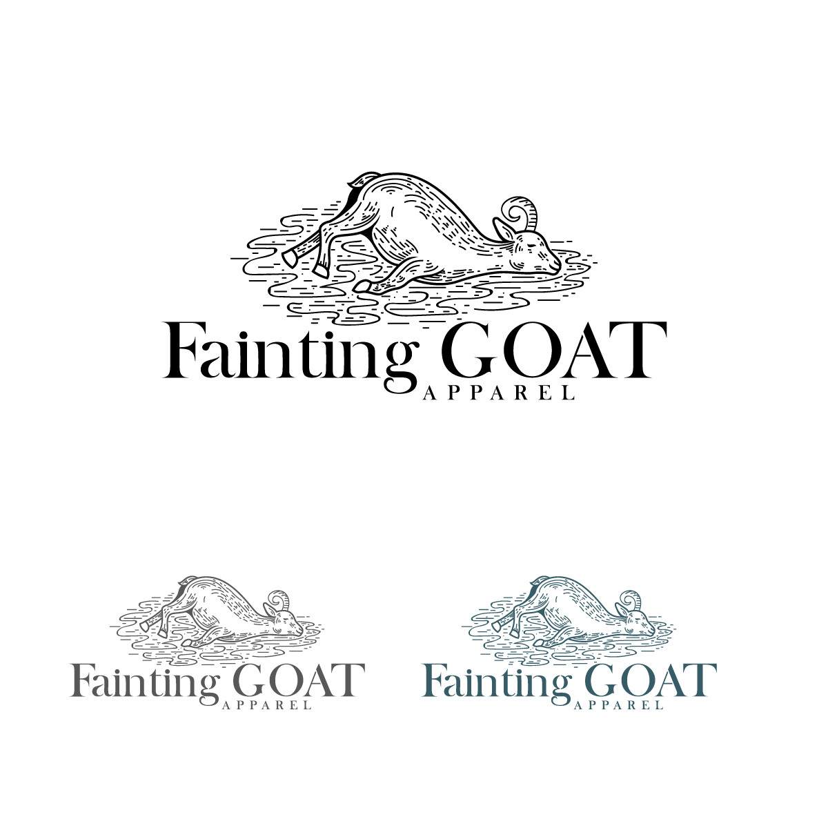 Logo Design by brand maker for Fainting Goat Apparel | Design #29150713