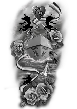 Diseño de Tatuaje por Omelas para fvwest | Diseño: #29370368