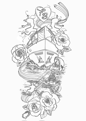Diseño de Tatuaje por Omelas para fvwest | Diseño: #29389557