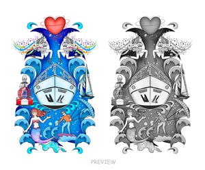 Diseño de Tatuaje por ElenaHong para fvwest | Diseño: #29179572