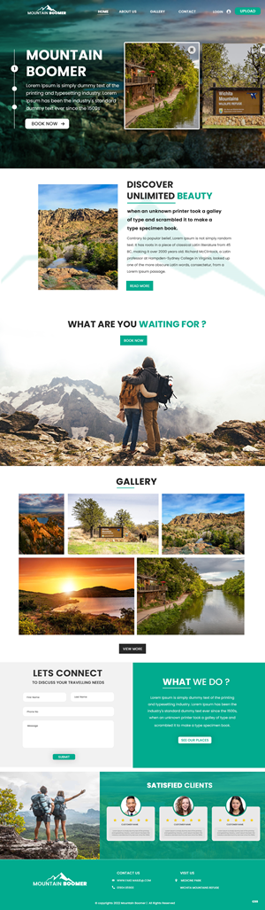 Mountain Boomer (short term rental) | Web Design par pb