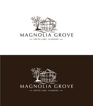 INCLUDE NAME OF HOUSE:  Magnolia Grove AND THE LOCATION: Smith Lake, Alabama | Design de Logo par step forward 2