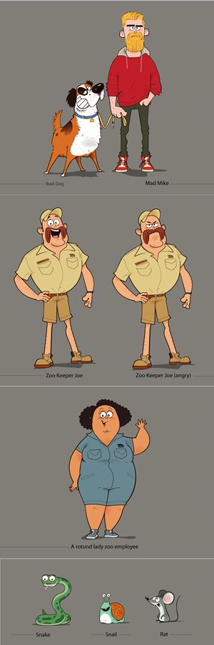 Character Design by Suprakash 3 for this project | Design: #29180585