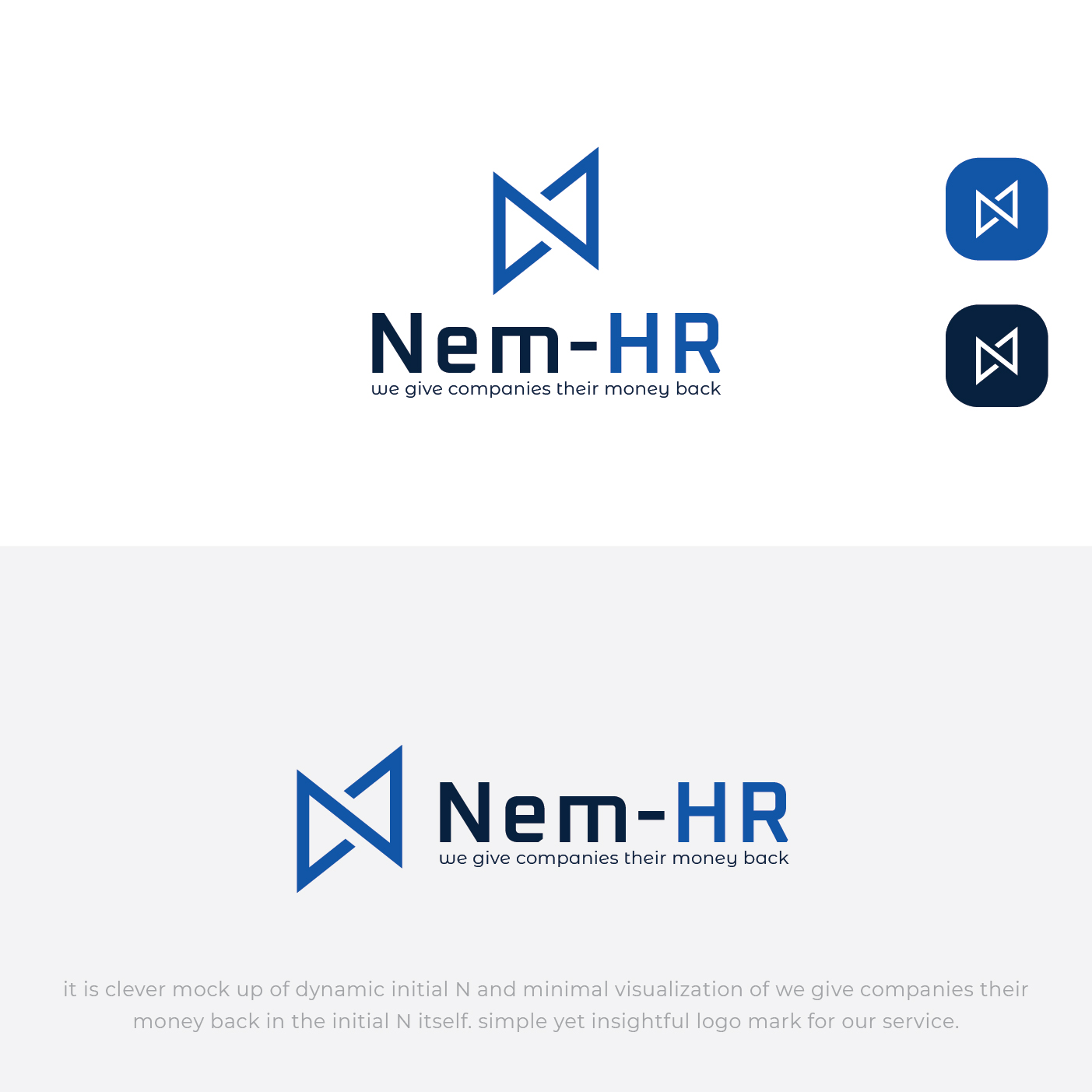 Logo Design by nandkumar for Nem-HR ApS | Design #29159337
