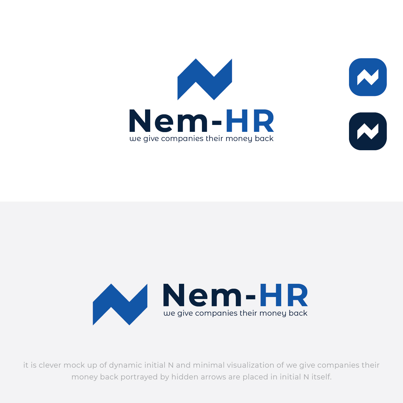Logo Design by nandkumar for Nem-HR ApS | Design #29159556