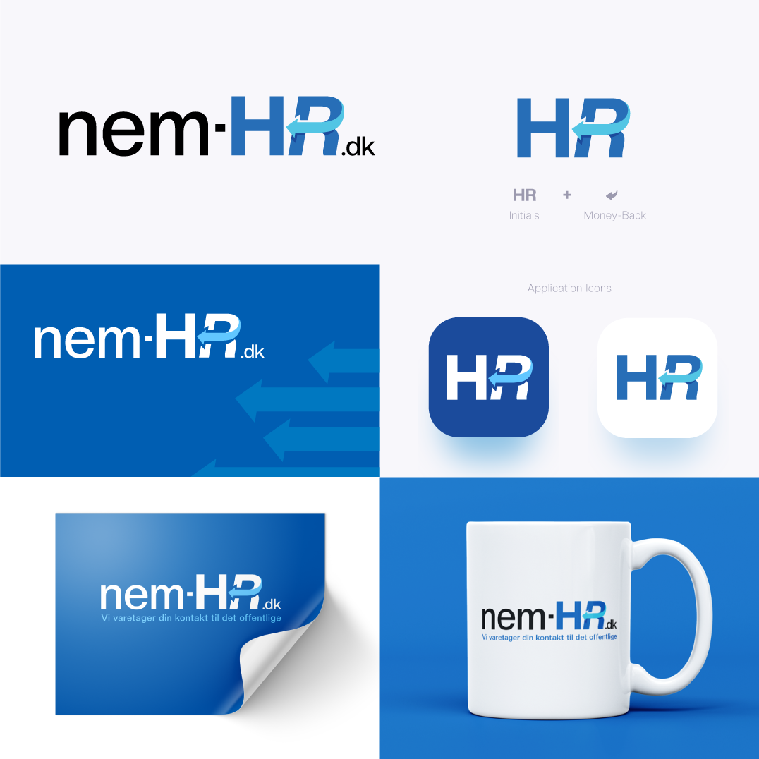 Logo Design by Mrigank Patankar for Nem-HR ApS | Design #29183020