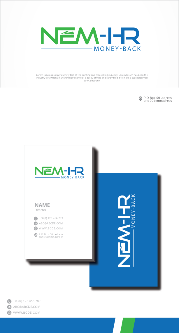 Logo Design by graphicevolution for Nem-HR ApS | Design #29156085