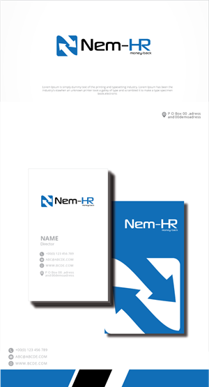 Logo Design by graphicevolution for Nem-HR ApS | Design: #29213542