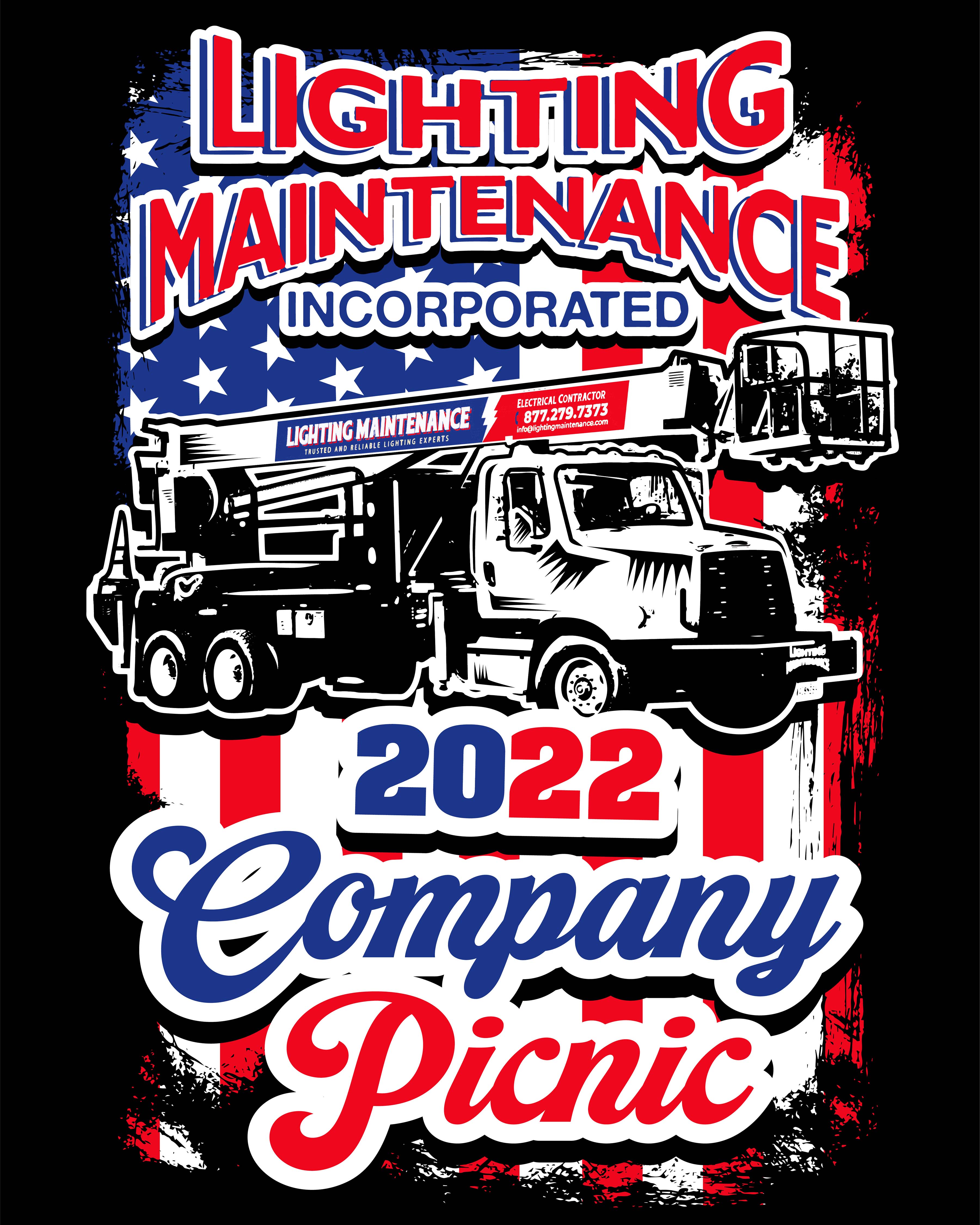 Design de T-shirt par ARTchemist pour Lighting Maintenance Inc | Design #29157901