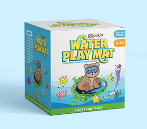 Joyful Package for baby water Play Mat | Packaging Design by Navisol Creatives