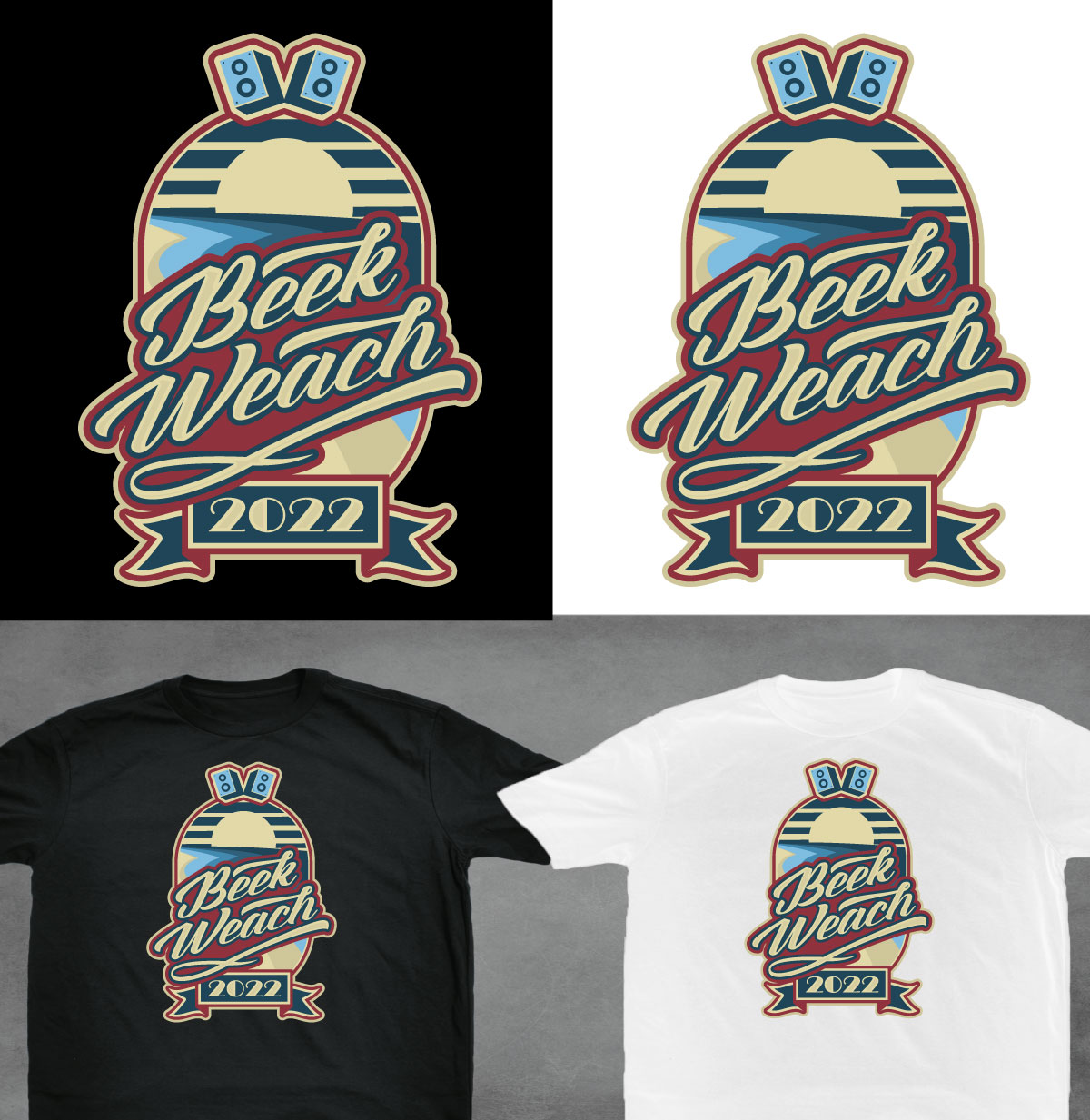 Sticker Design by SpaGGy for Full Service Media  | Design #29186362