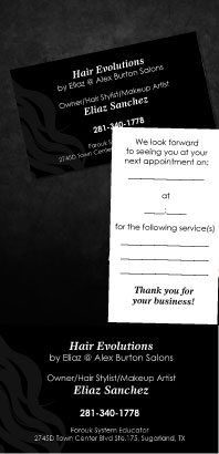 Design de Carte de Visite par red rocket creative pour Hair Evolutions by Eliaz | Design #3088572