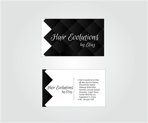 Business Card Design by Hamiz Imran for Hair Evolutions by Eliaz | Design #3076622