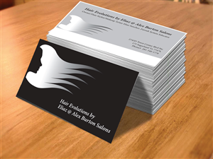 Business Card Design by cn graphic for Hair Evolutions by Eliaz | Design: #3076384