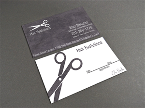 Business Card Design by green82 for Hair Evolutions by Eliaz | Design: #3080278