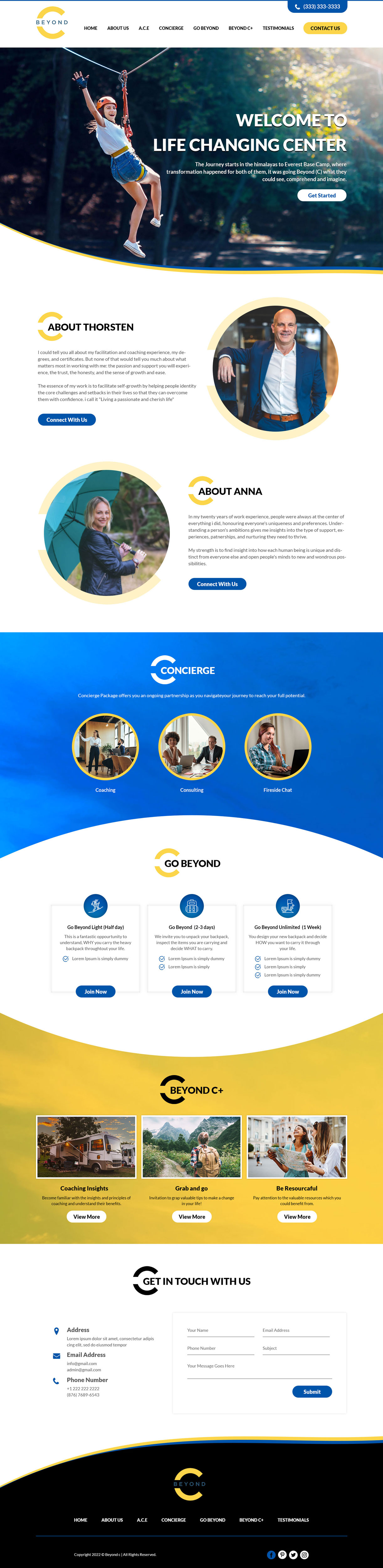 Web Design by Rising Stars for Beyond C | Design #29166635