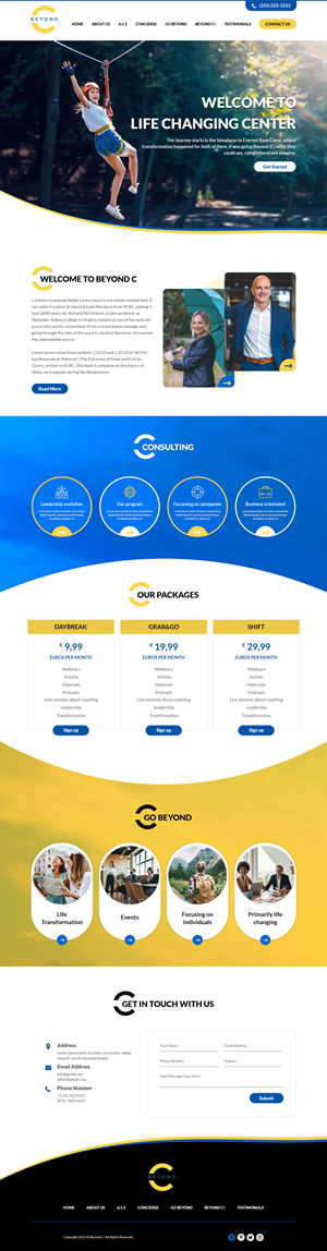 Web-Design von Rising Stars für Beyond C | Design #29204411
