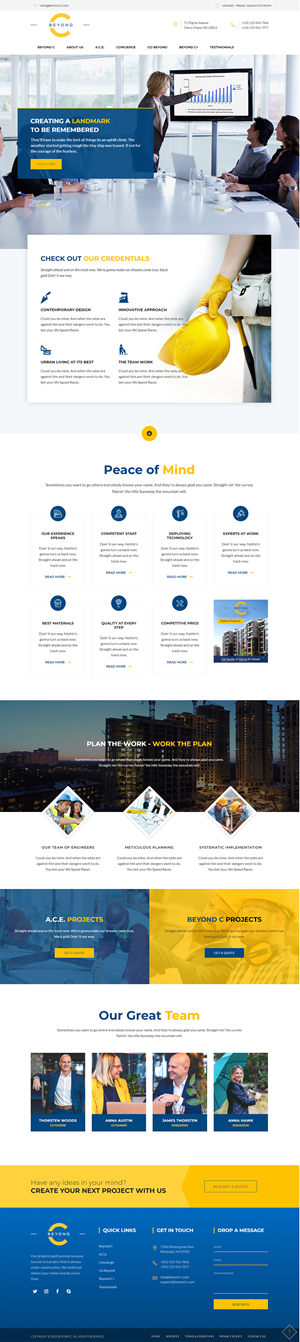 Web Design by M79 for Beyond C | Design: #29234070
