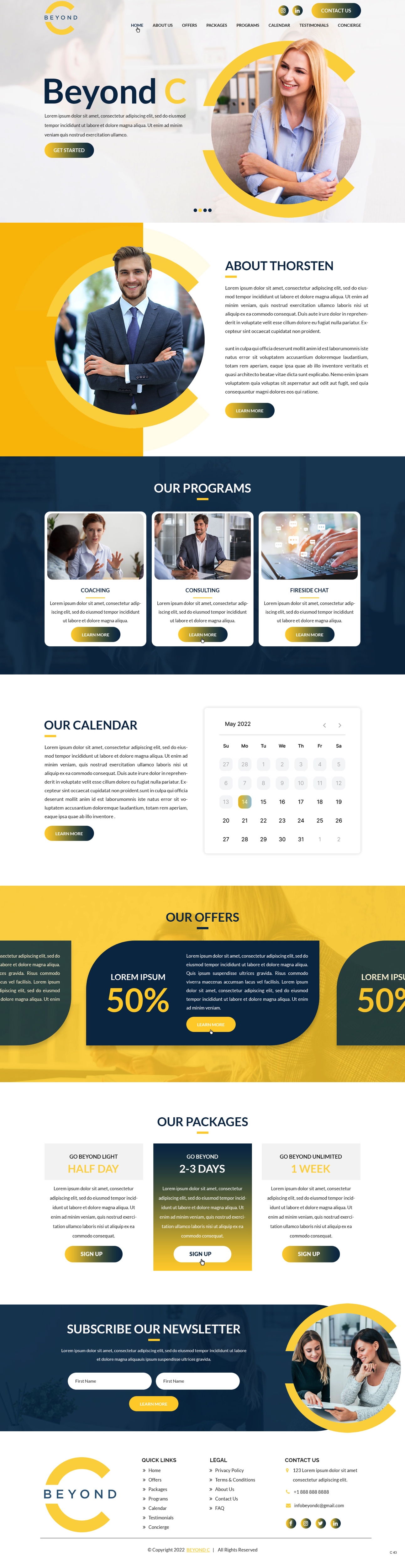 Web Design by pb for Beyond C | Design #29169781