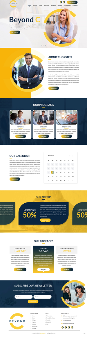 Web Design by pb for Beyond C | Design: #29169781