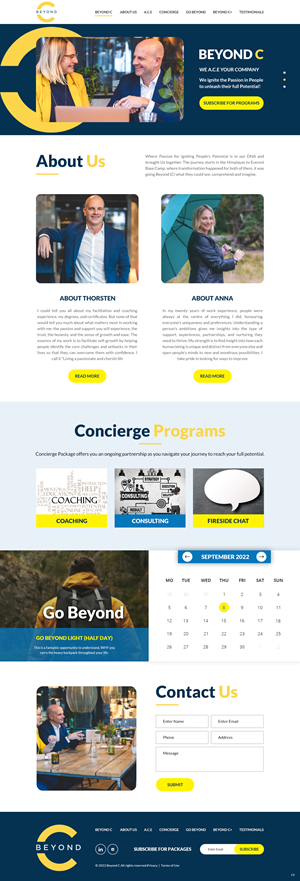 Web Design by pb for Beyond C | Design: #29169783