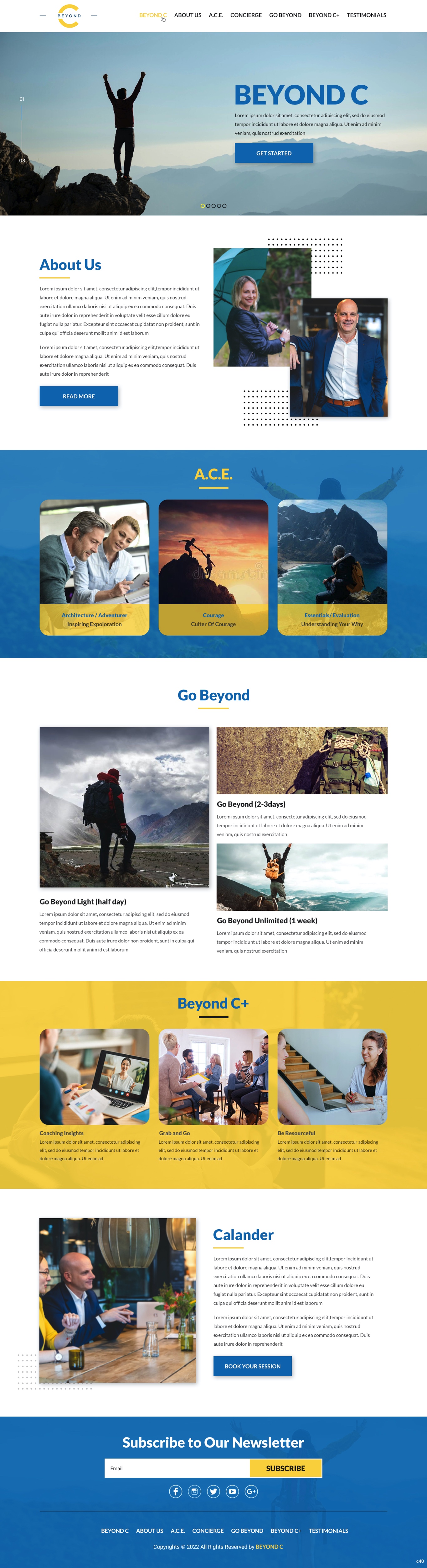 Web Design par pb pour Beyond C | Design #29169785