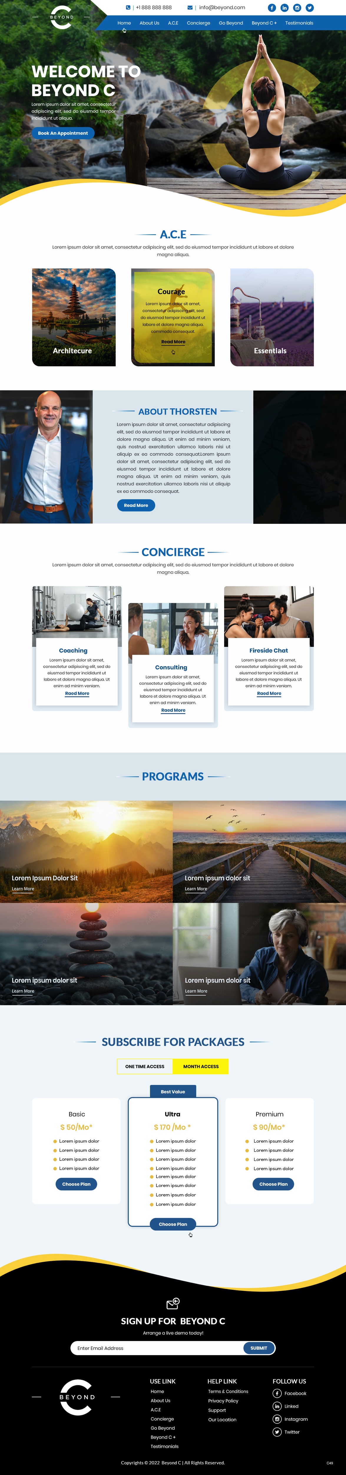 Web Design by pb for Beyond C | Design #29169787