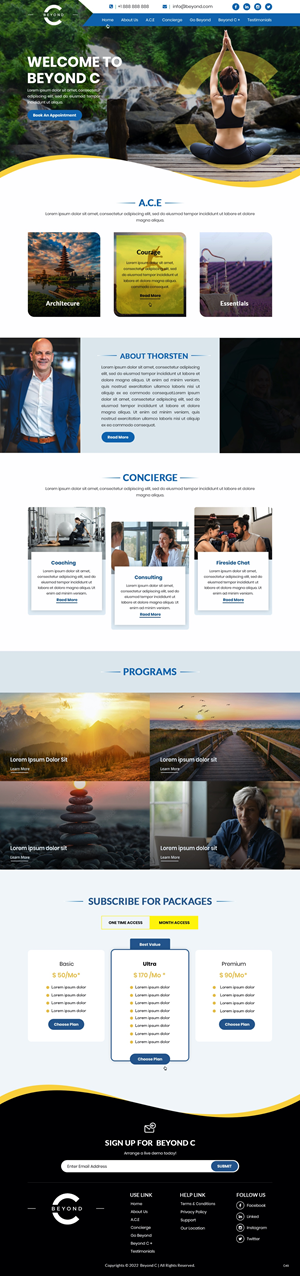 Web Design by pb for Beyond C | Design: #29169787