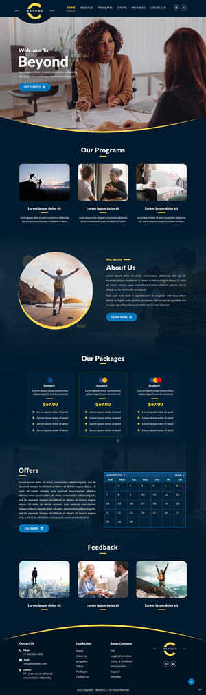 Web Design by pb for Beyond C | Design: #29169790