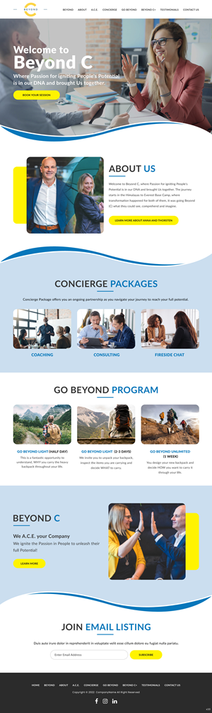 Web Design by pb for Beyond C | Design: #29174156