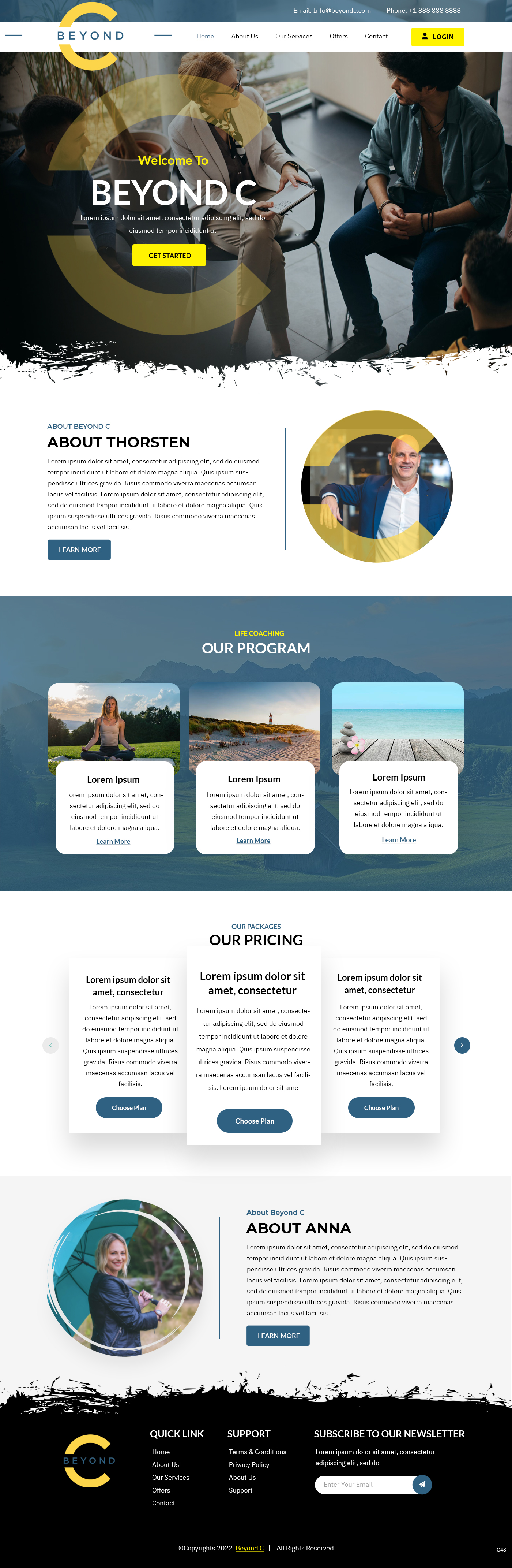 Web Design by pb for Beyond C | Design #29174157