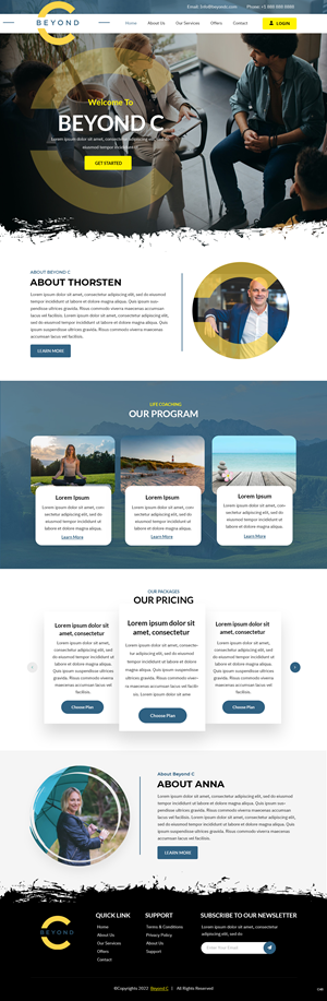 Web Design by pb for Beyond C | Design: #29174157