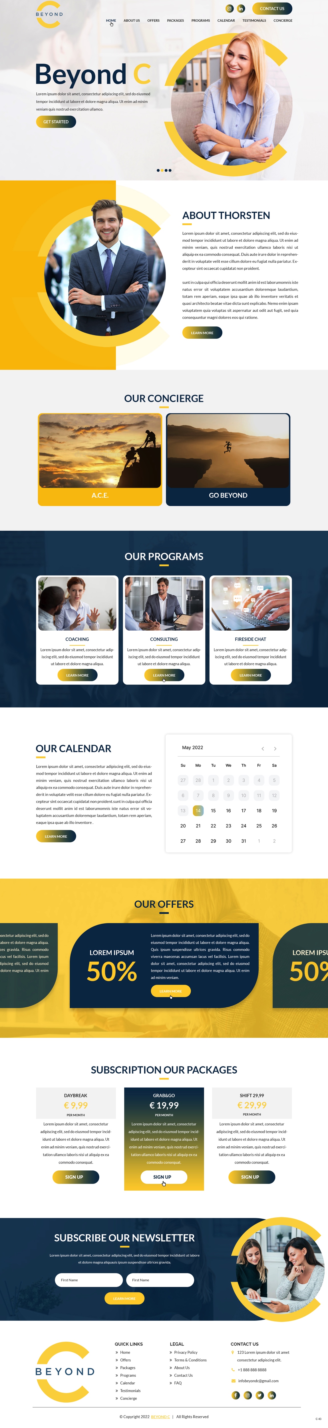 Web Design by pb for Beyond C | Design #29194331