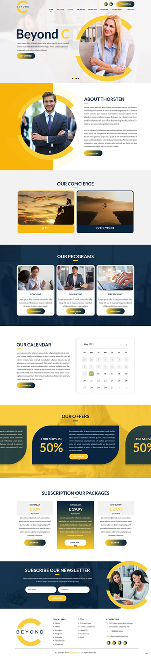 Web Design by pb for Beyond C | Design: #29194331