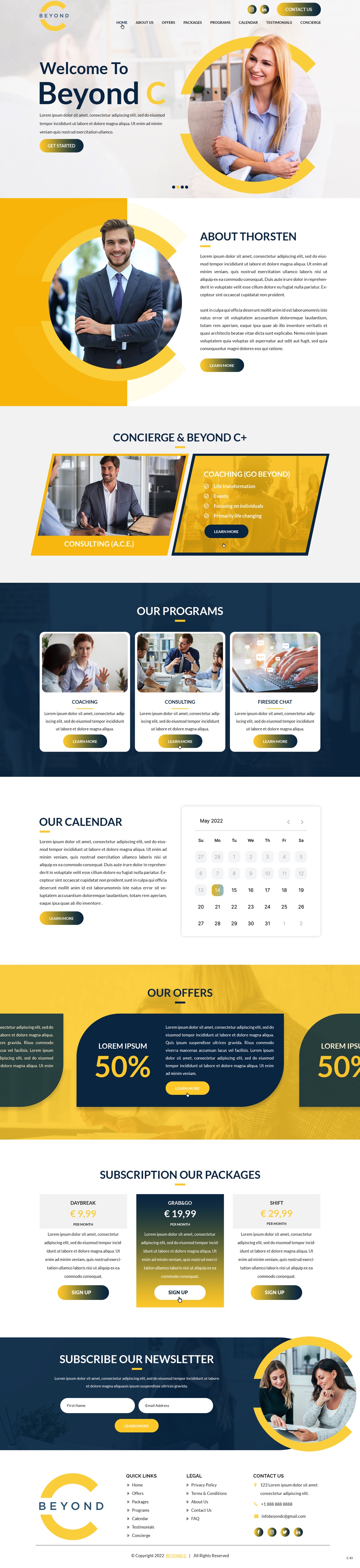 Web Design by pb for Beyond C | Design #29200113