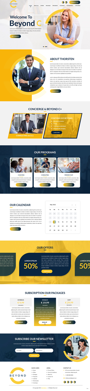 Web Design by pb for Beyond C | Design: #29200113