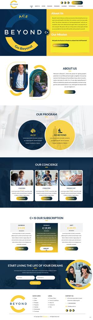 Web-Design von pb für Beyond C | Design #29226939