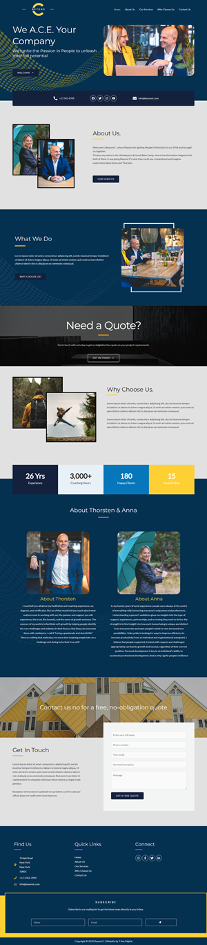 Web Design by Thabiso M for Beyond C | Design: #29179156