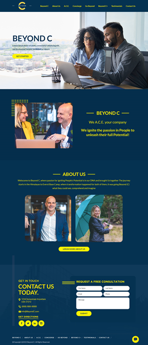 Web Design by Titan Eagle for Beyond C | Design: #29164704