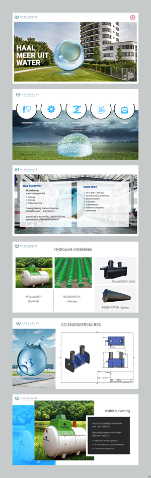 Powerpoint Water engineering business | PowerPoint Design by pb
