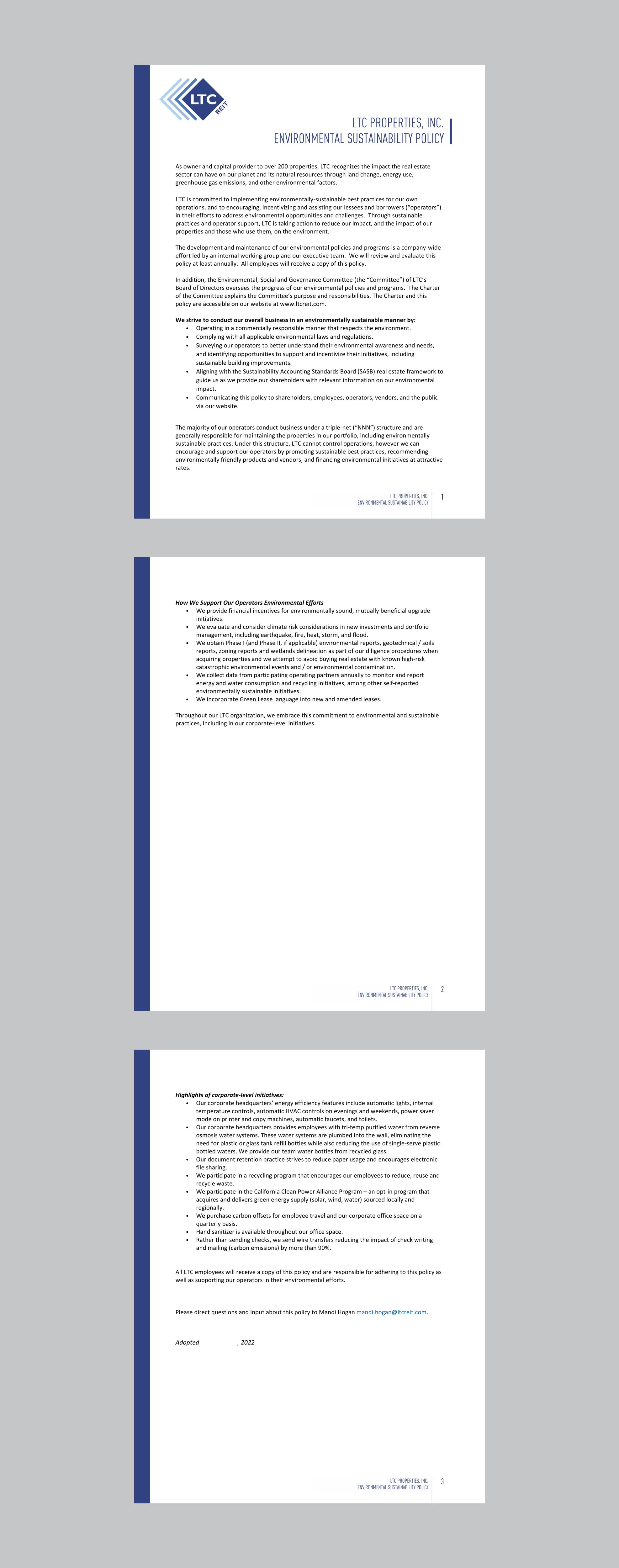 Word Template Design by nng for LTC Properties | Design #29165168