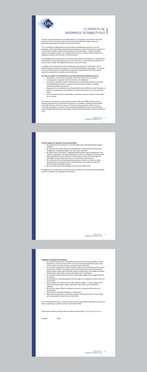 Word Template Design by nng for LTC Properties | Design: #29165168