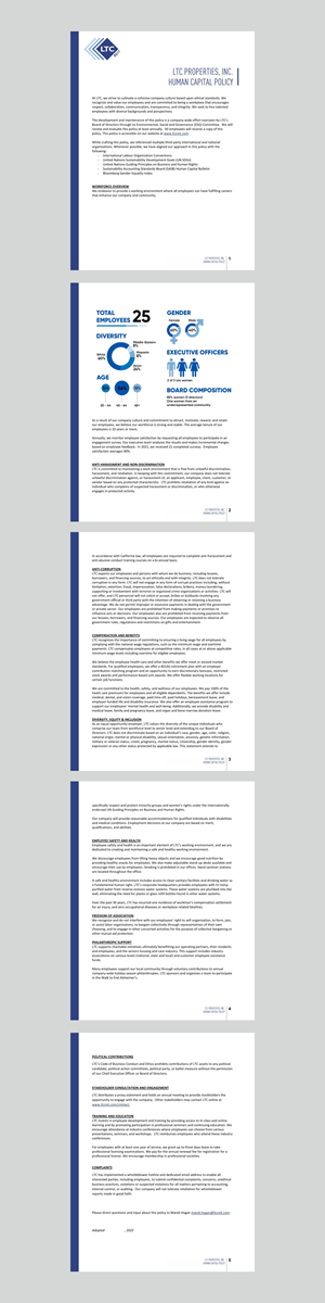 Word Template Design by nng for LTC Properties | Design: #29165170