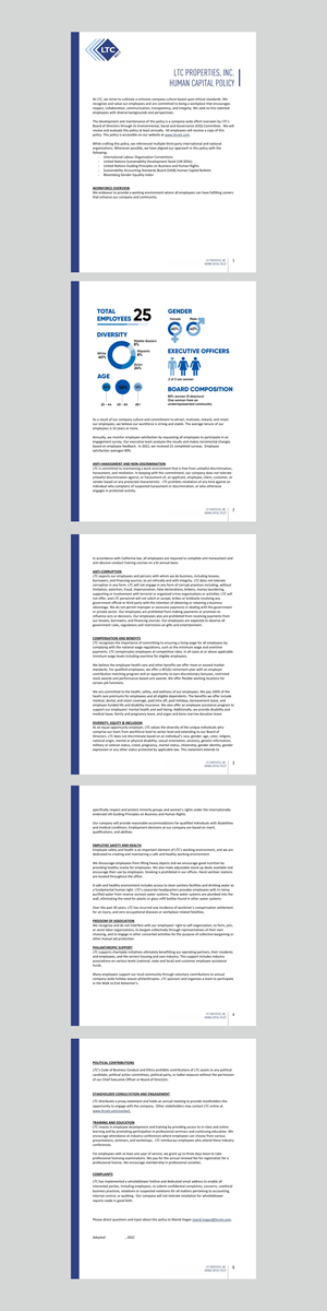 Word Template Design by nng for LTC Properties | Design: #29165171