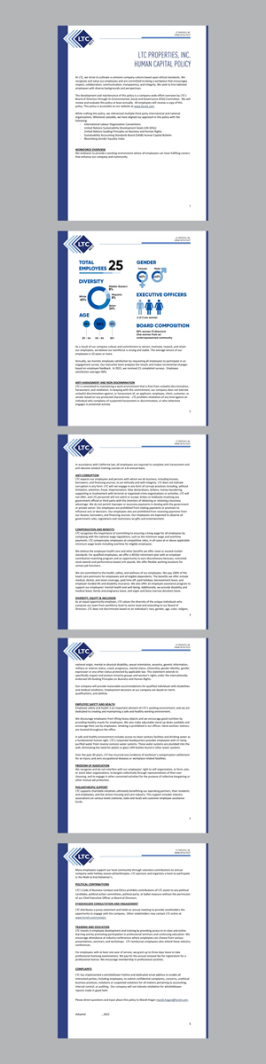 Word Template Design by nng for LTC Properties | Design: #29167043