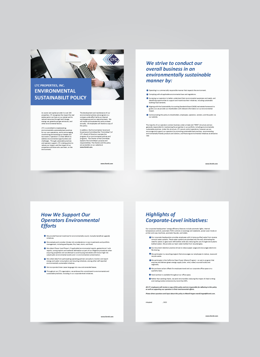 Word Template Design by JK18 for LTC Properties | Design #29165041